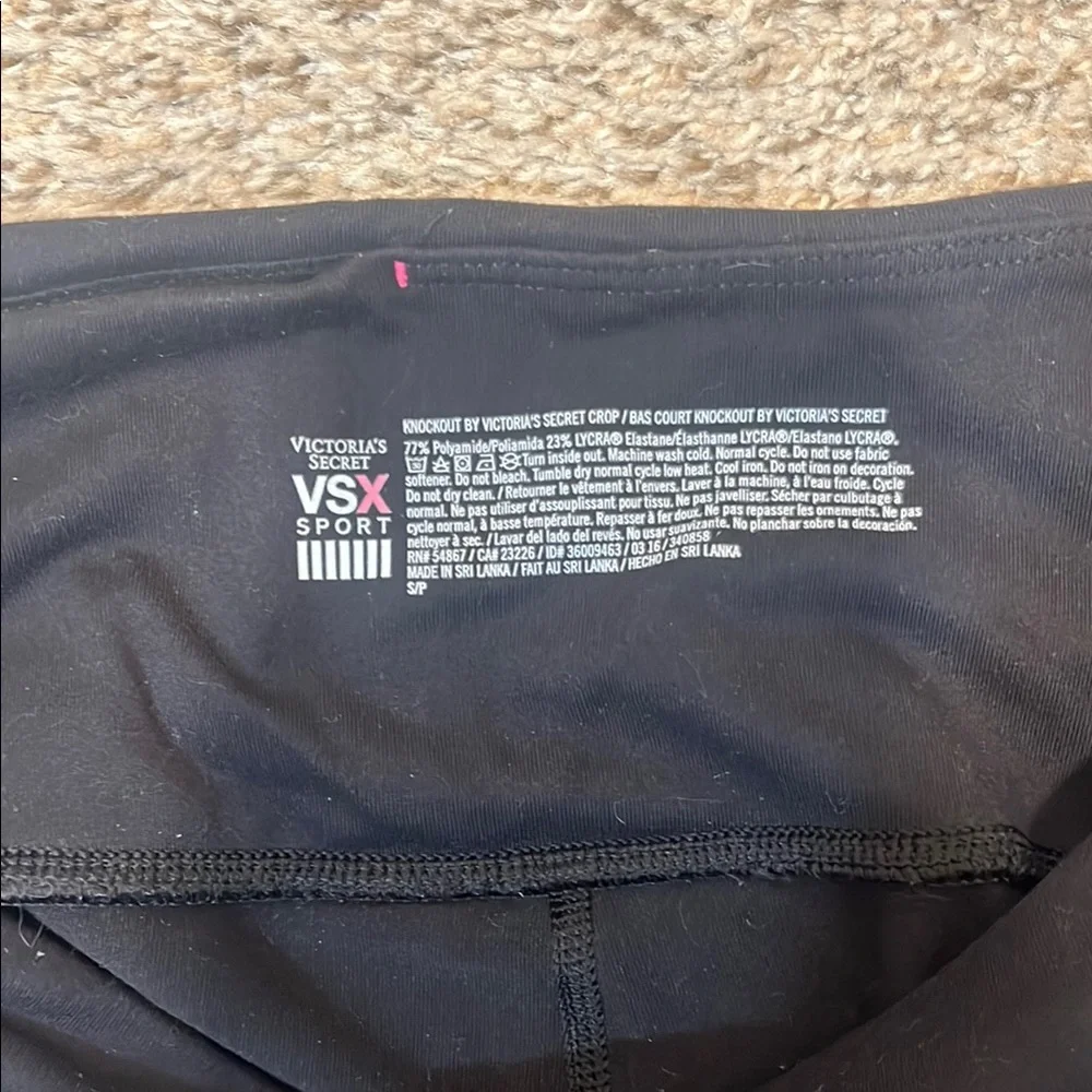 VSX Black Crop Leggings - Picture 5 of 5